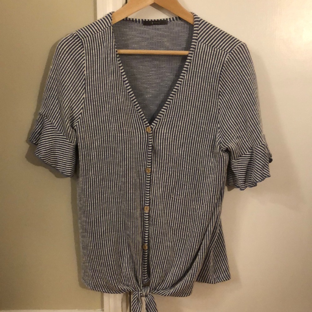 Blue Striped Shirt
